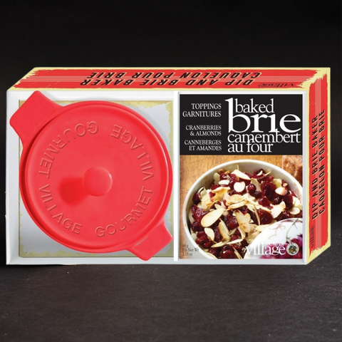 Ceramic Brie Baker Kit - Cranberries & Almond