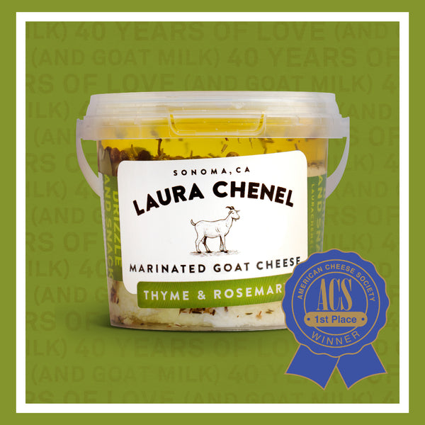 Marinated Goat Cheese - Thyme & Rosemary